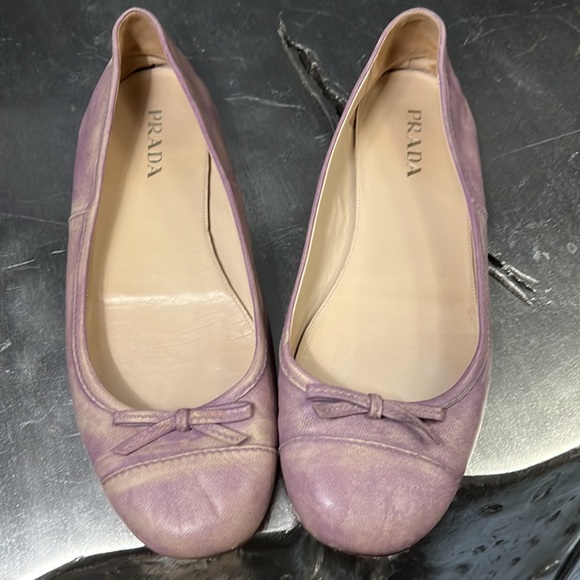 Prada Purple Ballet Flats - Picture 2 of 4